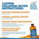 Natural Path Silver Wings Colloidal Silver Liquid - Enhanced Immune Support Supplement - 250ppm (1250mcg) - 2oz Dropper 5