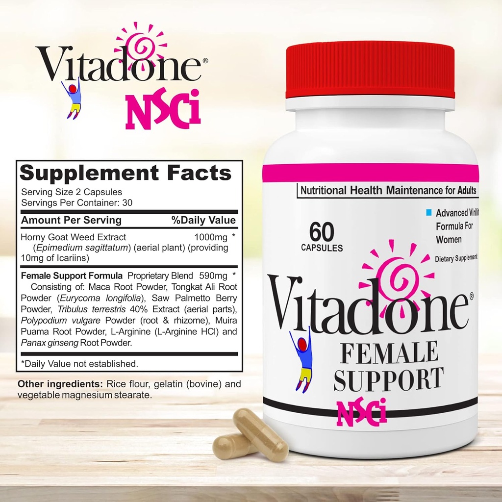 Female Supplement - Complements Original Nutrients for Enhanced Pleasure in The Bedroom - Balance Systems, Moods, Energy, Overall Wellness - Maca Root, Ginseng, L-Arginine - 60 ct. 3
