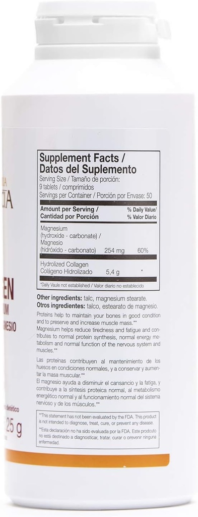 Ana Maria Lajusticia -- 3 Pack High Absorption Collagen Pills with Magnesium. Healthy Skin, Nails, Hair and Ligaments. Natural Supplement, 450 Tablets. 3