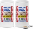 Yerba Prima Psyllium Husks Powder - 24 oz (Pack of 2) - Unflavored - Fine Ground - Natural Fiber Supplement with Soluble & Insoluble Fiber 2