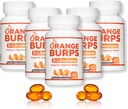Orange Burps | D-Limonene Supplement - Acid Reducer (Antacid for Acid Reflux), Heartburn Relief, GERD Relief, and Indigestion Relief | Orange Peel Extract for Health and Wellness (1,000 mg, Pack of 5) 2