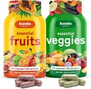 Fruit and Veggies Supplement - 180 Capsules Total - Non GMO, Soy Free (Pack of 2) 2