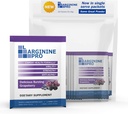 L-ARGININE PRO Supplement Powder | 30 Packets Single Serve Travel Size | 5,500mg of L-arginine Plus 1,100mg L-Citrulline, Grape 3