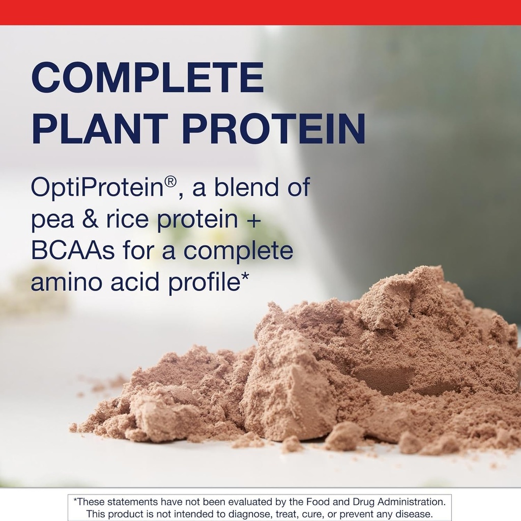Metagenics Perfect Protein Pea & Rice - Plant-Based Protein Powder with 20g Protein & 3.5g BCAAs - Supports Muscle Growth & Recovery - Non-GMO, Gluten-Free, Dairy-Free - Chocolate - 30 Servings 4