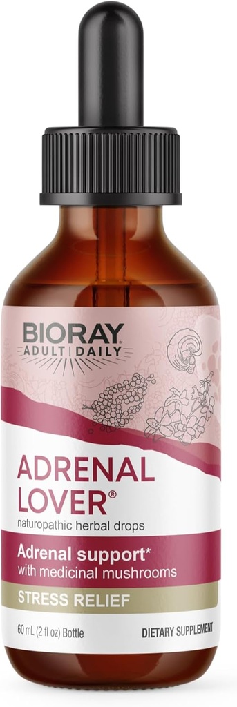 BIORAY Adult Daily Adrenal Lover - 2 fl oz - Traditional Chinese Kidney Yin Tonic - Non-GMO, Vegetarian, Gluten Free, Alcohol Free 2