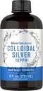 Carlyle Colloidal Silver | 10 PPM | 8 oz (236 mL) | Nano Silver Technology Solutions | Vegetarian, Non-GMO, & Gluten Free Supplement 2