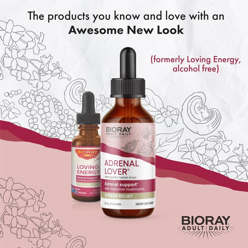 BIORAY Adult Daily Adrenal Lover - 2 fl oz - Traditional Chinese Kidney Yin Tonic - Non-GMO, Vegetarian, Gluten Free, Alcohol Free 4