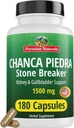 Peruvian Naturals Chanca Piedra Stone Breaker 180 Capsules - Kidney Stone Dissolver & Gallbladder - 1500mg per Serving - Chancapiedra Stonebreaker for Bladder Cleanse & Urinary Tract - Vegan, Non GMO 2