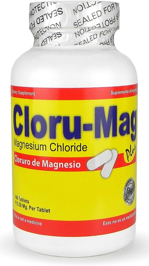 Magnesium Chloride - 140 Tablets (Cloruro de Magnesio) 3