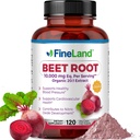 FineLand Beet Root Capsules | Blood Pressure Support 10,000mg Equivalent per Serving | 20:1 Extract,120 Vegan Capsules – Immune System, Circulation & Heart Health – Non GMO, Made in USA 2