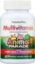 Natures Plus Animal Parade Children's Chewable Multivitamin - 90 Animal-Shaped Tablets - Natural Assorted Flavors - Vegetarian, Gluten Free - 45 Servings 5