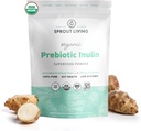 Organic Inulin with FOS Prebiotic Powder, Soluble Fiber for Leaky Gut, Bloating, Digestion, Feed Friendly Bacteria (Probiotics), 1 Scoop Daily, 1 lb (90 Servings) 2