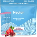 Nectar Energy Booster - Organic Caffeine, B12 & Electrolytes - Sugar Free & Zero Calorie – Healthy Coffee, Energy Drink & Soda Alternative – Hydration & Energy Supplement (Cherry Pomegranate 30 Pack) 2