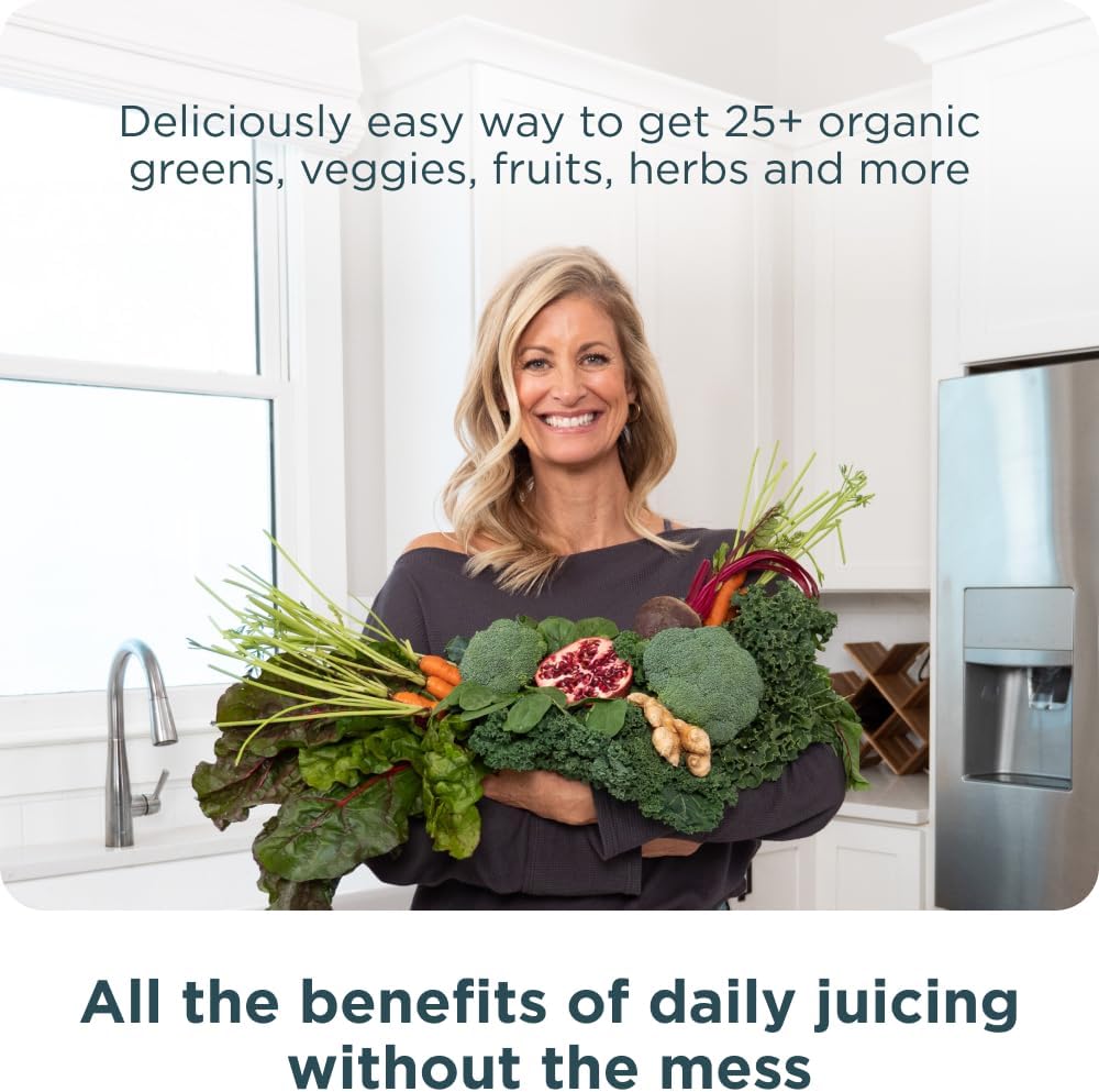 Ancient Nutrition SuperGreens Powder with Probiotics, Organic Mango Flavor Greens, Made from Real Fruits, Vegetables and Herbs, Digestive and Energy Support, 12 Servings, 3.3oz 6