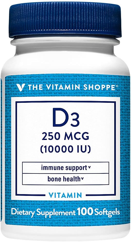 Vitamin D3 - Supports Immune Support & Bone Health - 10,000 IU (100 Softgels) 2