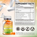 Calcium 1200 mg with Vitamin D3 Gummies, Calcium Citrate Chewables with Magnesium Zinc Vitamin K2 Boron, Bone Health, Sugar Free, 60 Count 3