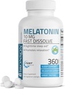 Bronson Melatonin 10 MG Fast Dissolve Peppermint Tablets, Promotes Relaxation, 360 Chewable Vegetarian Lozenges 2
