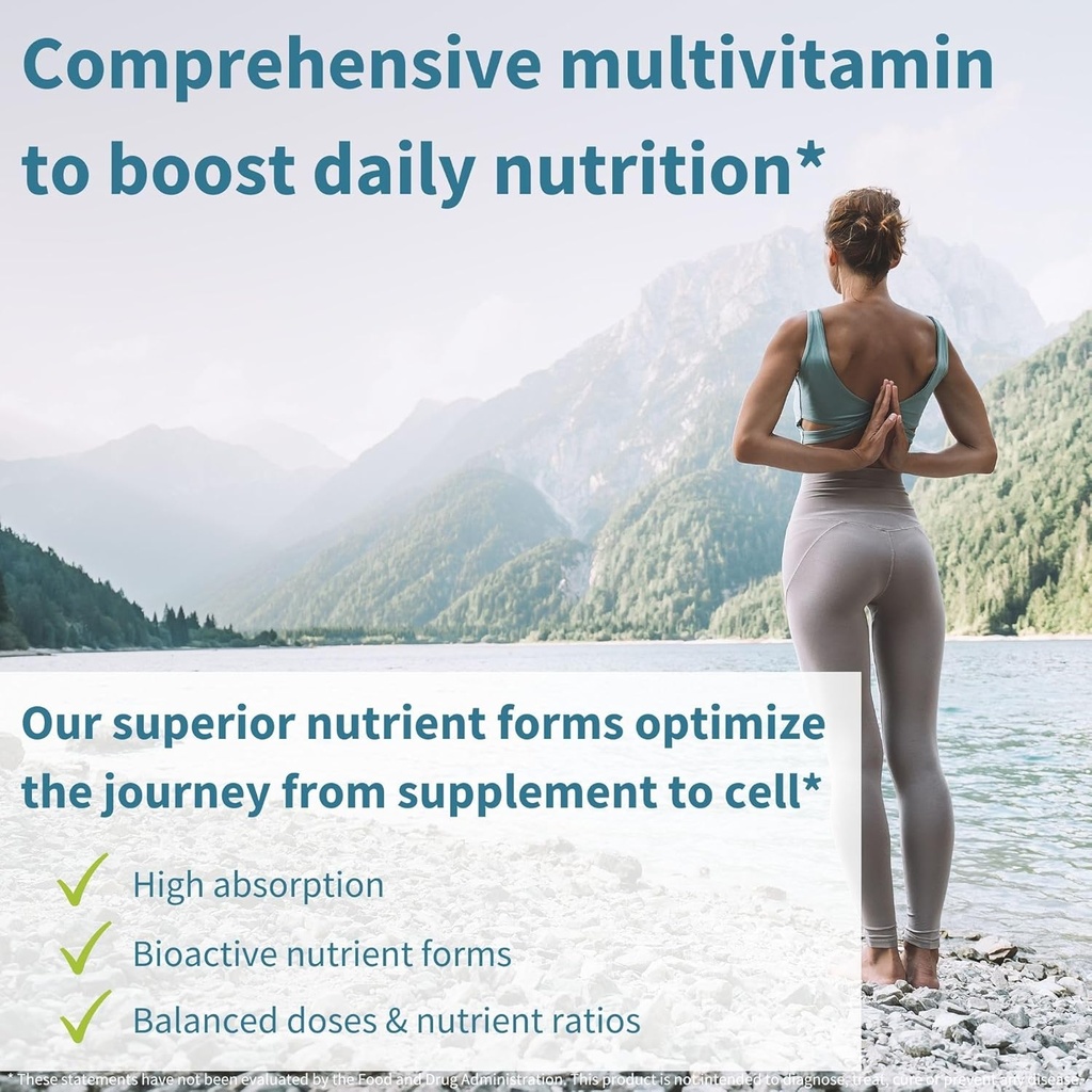 Igennus High Potency Methylated Multivitamin for Women, Pure & Clean Ingredients, MTHFR Supplement with Active B-Vitamins, Vitamin K2 MK7, Gentle Iron, Sustained Released, Non-GMO & Halal, 180 Tablets 3