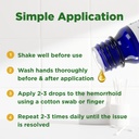 Forces of Nature Hemorrhoid Treatment, Extra Strength 0.37 Fl Oz, Organic Homeopathic Medicine & Essential Oils, Hemorrhoid Relief for Pain, Itching, Swelling, Soreness & Discomfort 6