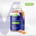 Viteey Glucose Gummies - 4g of Carbohydrates - Fast Acting Alternative to Glucose Tablets - Energy and Blood Sugar Support - Vegan, Gluten Free, Gelatin Free - 60 Count 3