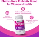Florajen Women’s Vaginal Probiotic - Gut Health, Vaginal pH Balance, & Constipation Relief - Multi-Strain Formula with Lactobacillus - Refrigerated for Potency - 60 Capsules 3