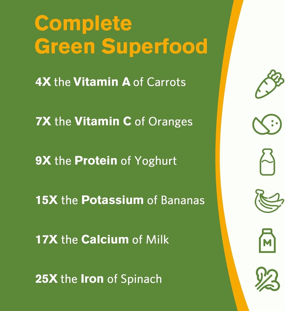 Doctor's Recipes Moringa 11,000 mg Strength, Complete Green Superfood, Natural Antioxidant Support, Non-GMO, 90 Vegan Caps, No Caffeine Soy Gluten 5