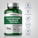 Piping Rock Magnesium Taurate | 1000mg | 250 Caplets | Chelated and Buffered | Vegetarian, Non-GMO, Gluten Free Supplement 4