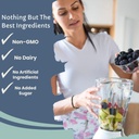 Organic Plant-Based - Rice, Pea, Pumpkin Seed Protein Powder - Chocolate - with Digestive Enzymes, No Additives, Dairy-Free, Soy-Free, Keto-Friendly, Gluten-Free, Non-GMO - 17 Servings (442g) 3