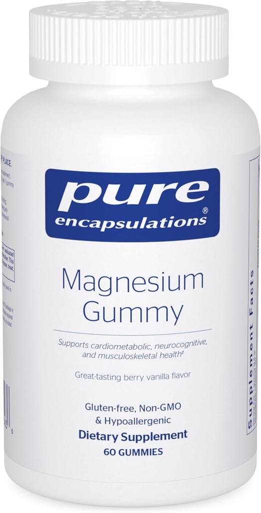 Pure Encapsulations Magnesium Gummy - Magnesium Citrate - Supports Heart Health & Relaxation* - for Children & Adults - Vegan & <0.5g Sugar per Gummy - 60 Gummies 2