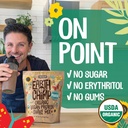 EarthChimp Organic Vegan Protein Powder - with Probiotics - Non GMO, Dairy Free, Non Whey, Plant Based Protein Powder for Women and Men, Gluten Free - 52 Servings 64 Oz (Vanilla) 5