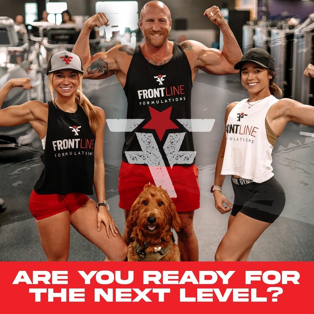 Frontline Fomulations CLA, Cortisol Suppressant, Stimulant Free, Enhances Energy and Metabolism, Increased Energy and Endurance, Train Harder, Recover Faster, Veteran Owned and Operated (90 Servings) 4