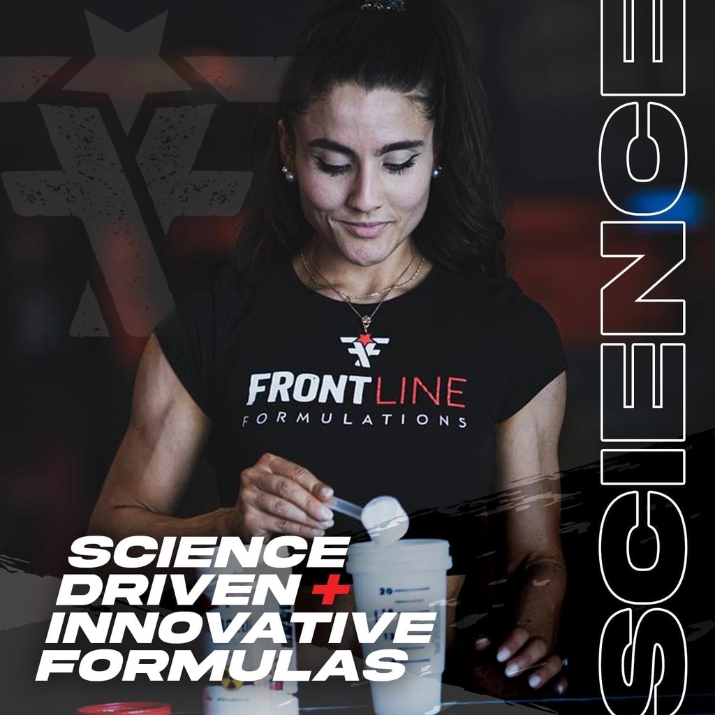 Frontline Fomulations CLA, Cortisol Suppressant, Stimulant Free, Enhances Energy and Metabolism, Increased Energy and Endurance, Train Harder, Recover Faster, Veteran Owned and Operated (90 Servings) 6