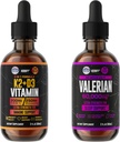 HERBIFY Bundle - K2 and D3 Drops & Valerian Root Tincture - Bone Strength & Nervous System Support 2