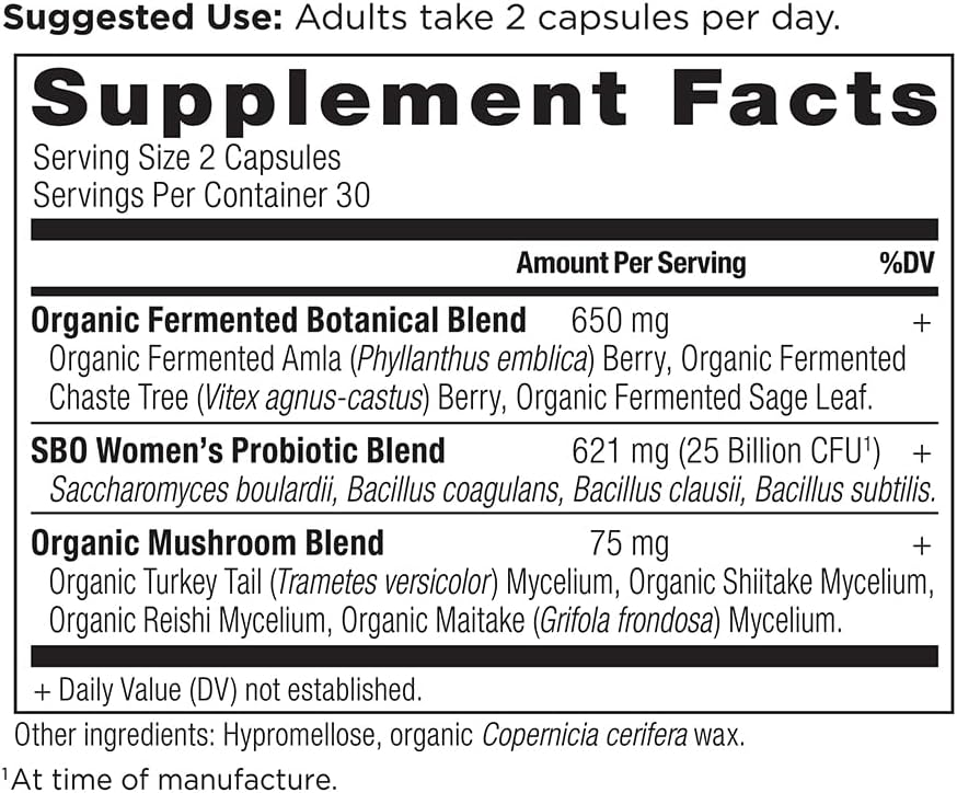 Ancient Nutrition Probiotics for Women, SBO Probiotics Women's 60ct, Digestive and Immune Support, Bloating Relief for Women, Gluten Free, Superfoods Blend, 25 Billion CFUs* 3