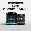 Kaged Intra-Workout Powder In-Kaged BCAAs, L-Citrulline & Beta-Alanine for Endurance 124mg Organic PurCaf Caffeine Coconut Water Powder 20 Servings Blue Raspberry 5