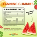Tanning Gummies Supplement for Adults: Daily Tanning Gummies with Astaxanthin, Collegen, Lycopene, zinc (Citrate), Vitamin for Tanning Supplement Skin Health & Glow Reduce Sun Sensitivity 3