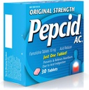 Pepcid AC Original Strength, 10 mg Famotidine for Heartburn Prevention & Relief, 30 ct 6