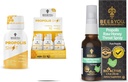 BEE and You Bundle: Propolis Shot with Vitamin C, D3 and Zinc with Propolis Raw Honey Throat Spray, Ultra Pure, 100% Natural, Immune Support, Superfood 2