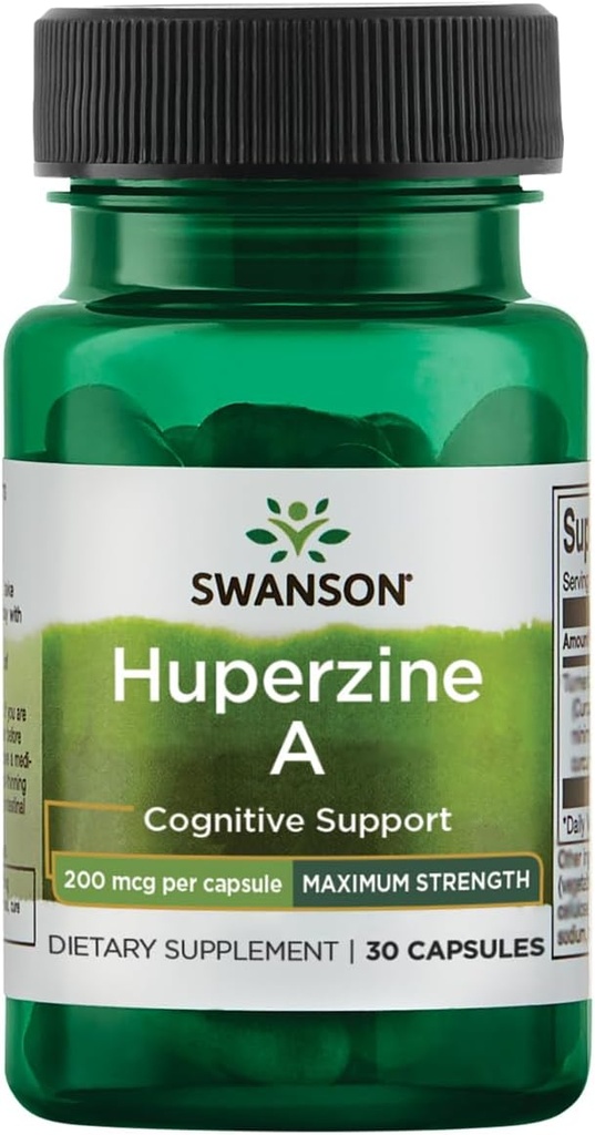 Swanson Maximum-Strength Huperzine A 200 mcg 30 Capsules 2