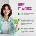 Liver Cleanse Detox Repair Gummies, Milk Thistle Gummies with Artichoke, Dandelion for Liver Support, Vegan & Non-GMO, Gelatin-Free, Apple Flavor 120ct 6