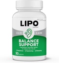 Lipo-Flavonoid Balance Support – Inner Ear Health – Helps Reduce Dizziness, Vertigo-Like Symptoms, Spinning & Swaying – with Ginkgo Biloba, Vitamin D & B Complex, (3 Pack, 30 Caplets) 2