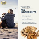 Turkey Tail Mushroom for Dogs - Whole, Organic Mushroom Extract - Over 50% Beta-Glucan - Third Party Tested, Made in The USA - No Grains No Fillers - 60 Day Large Dog Supply 5
