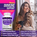 Immunity Boost Immune Support Supplement â€“ 1650mg 10 in 1 Blend with Elderberry, Vitamin C, Zinc, Echinacea & Probiotics for Immune System Defense, Support Healthy Respiratory System, 60 Capsules 5