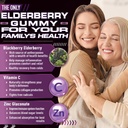 Purely Optimal Elderberry Gummies - Immune Support Supplement with Vitamin C & Zinc, Organic Black Elderberry Extract, Vegan, Non-GMO, Gluten-Free, 60 Count 3