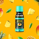 ONNIT Alpha Brain Focus Shot, Tropical Flavor, Nootropic Dietary Supplement Drink That Supports Energy, Focus, and Mood, IGEN™ Non-GMO Tested, 2.5 fl oz, 6 Count 6
