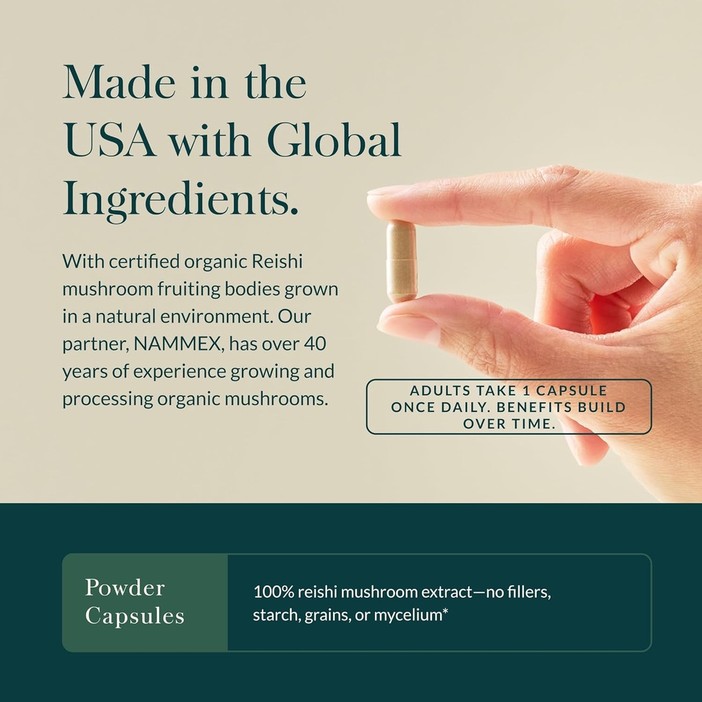 Gaia Herbs Reishi Mushroom - Helps Maintain a Healthy Immune System & Supports Heart Health - Adaptogen Herbal Supplement for Longevity Support - 40 Vegan Liquid Phyto-Capsules (40-Day Supply) 5