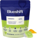Blueshift Immune Ultra & Turmeric Citrus Medley Bundle - Immune Support Powder, Turmeric Powder Pods for Water, Vitamin C & Curcumin Supplements- Immune Ultra (14 Pack) & Turmeric Citrus (14 Pack) 4