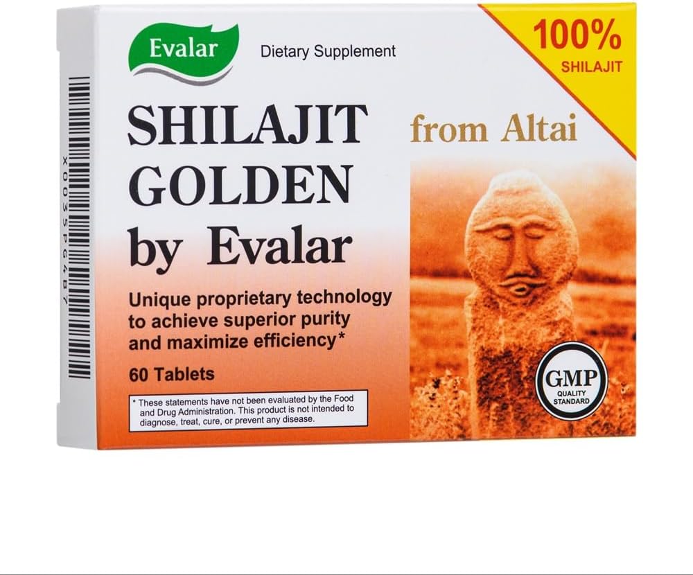 Shilajit Golden by Evalar Siberian Altai 60 Tabs 2