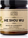 Anima Mundi Apothecary Healthy Hair Vitamins - Adaptogenic He Shou Wu - Fo Ti Root Hair Supplements for Women and Men - Also Supports Liver, Immune & GI Function (5oz / 142g) 2