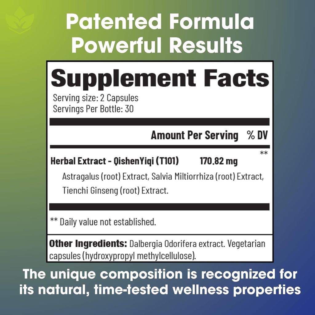 NatureKue CardioSupport | Heart Health Supplements | Enhance Exercise Endurance | Astragalus Extract | Herbal Supplements | 60 Vegetarian Capsules | 30-Day Supply 4